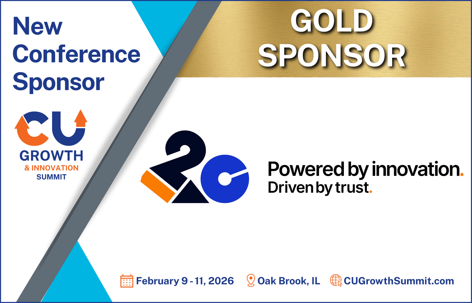 i2c – Gold Sponsor of the 2026 CU Growth & Innovation Summit i2c company logo – global banking and payments technology partner for credit unions