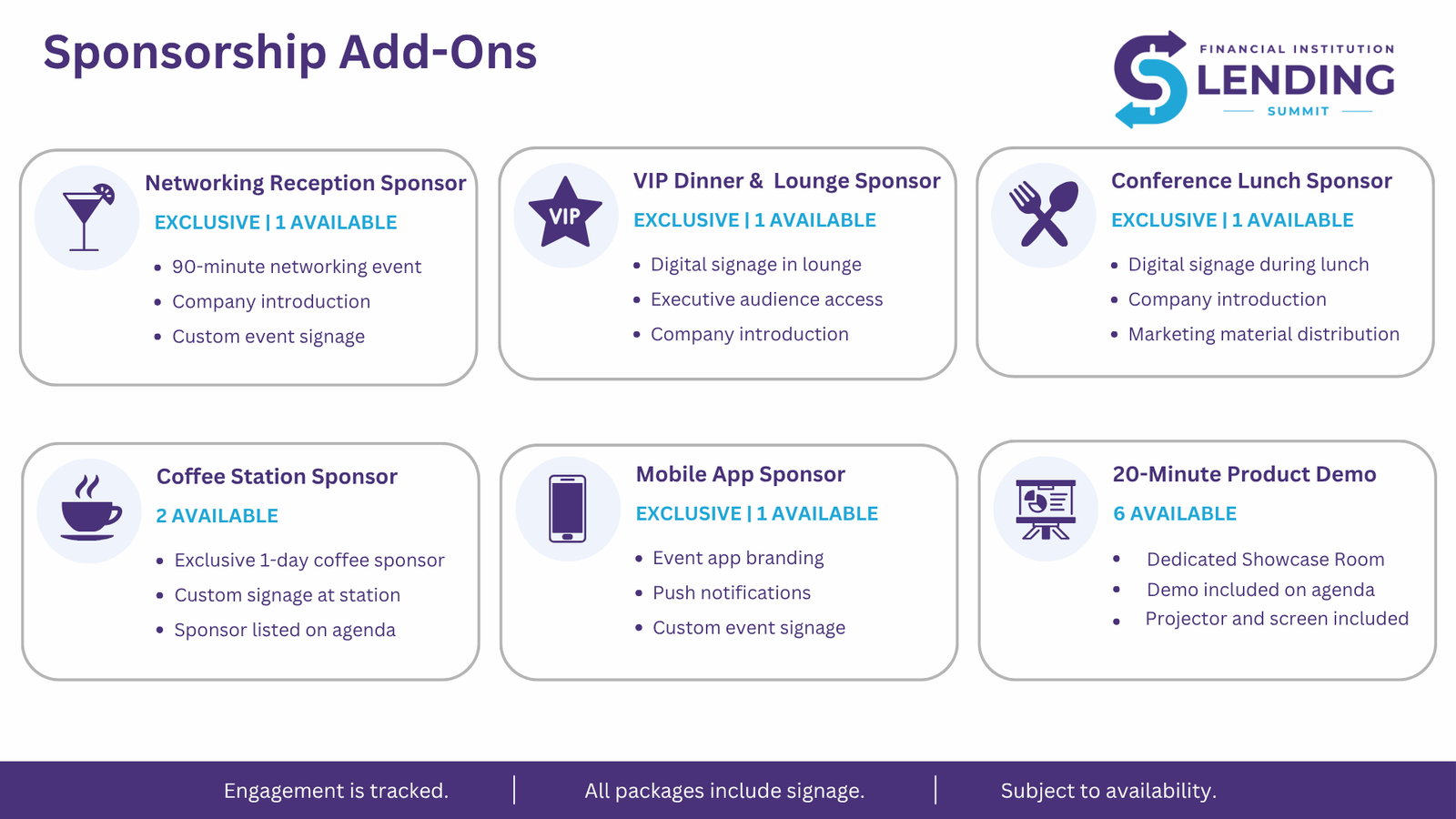 FILS Sponsorship Add ons